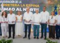 Presidente Luis Abinader inaugura carretera Las Espinas, en Jamao al Norte