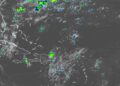 Onda tropical y vaguada provocarán aguaceros fuertes hacia el interior del país