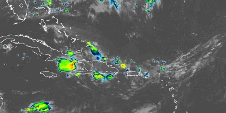 Notifica el INDOMET fuertes aguaceros con tormentas eléctricas por efectos de vaguada