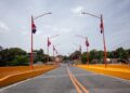 Presidente Luis Abinader inaugura puente Los Hierros en Baní