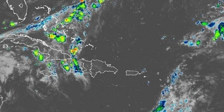 Pocas lluvias sobre la mayor parte del país