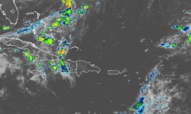 Pocas lluvias sobre la mayor parte del país