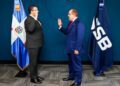Ministro Magín Díaz juramenta a Enmanuel Cedeño Brea como superintendente de Bancos