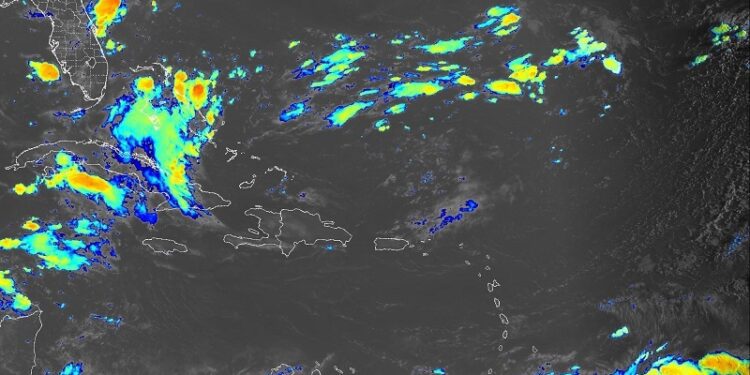 Pocas lluvias sobre el territorio dominicano