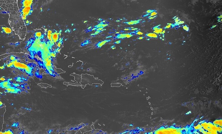 Pocas lluvias sobre el territorio dominicano