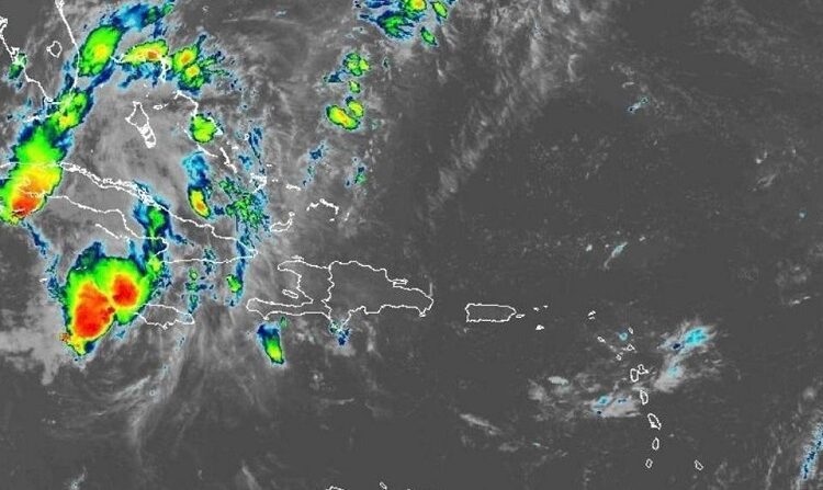 Vaguada causará aguaceros con tronadas en la tarde hacia zonas puntuales del interior del país