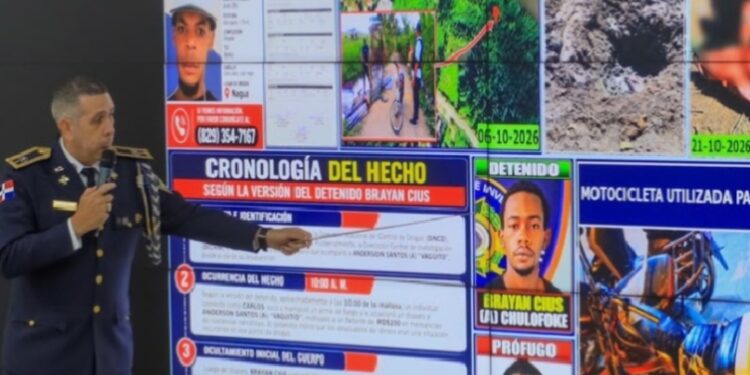 Policía investiga a hombre apresado por microtráfico por su vinculación con caso de joven hallado enterrado en Nagua