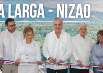 Presidente Abinader inaugura carretera Nizao-Sabana Larga-Ocoa