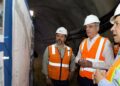 Presidente Abinader supervisa túnel pluvial de la avenida Luperón para evitar inundaciones en la zona
