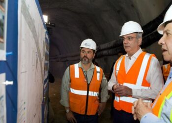 Presidente Abinader supervisa túnel pluvial de la avenida Luperón para evitar inundaciones en la zona