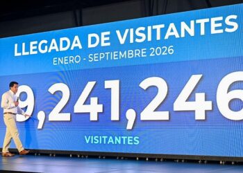 República Dominicana recibe más 9,2 millones de visitantes hasta septiembre