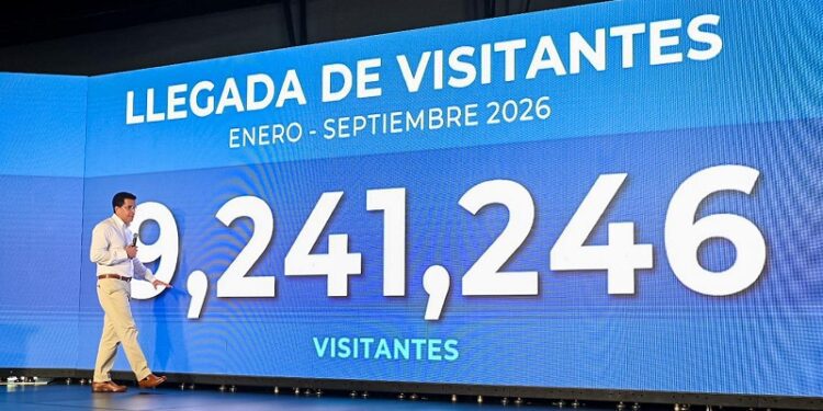 República Dominicana recibe más 9,2 millones de visitantes hasta septiembre