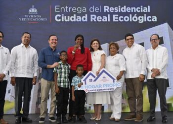 Banreservas financia 836 nuevos apartamentos entregados por Raquel Peña en Ciudad Real Ecológica