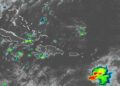 Chubascos matutinos en el litoral caribeño este martes y aguaceros locales en la tarde hacia el Cibao