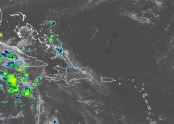 Pocas lluvias este viernes sobre la mayor parte del territorio dominicano