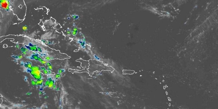 Pocas lluvias este viernes sobre la mayor parte del territorio dominicano